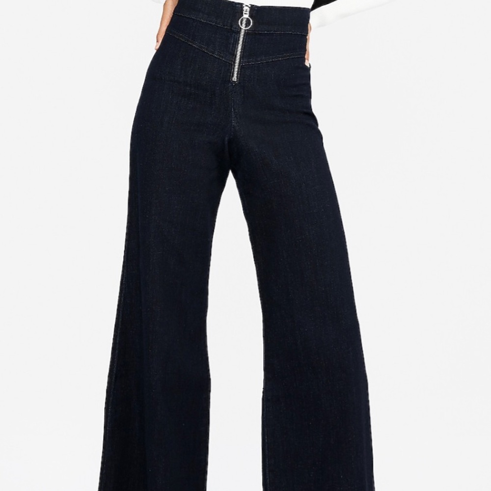 Express Super Wide leg stretch trouser jeans!